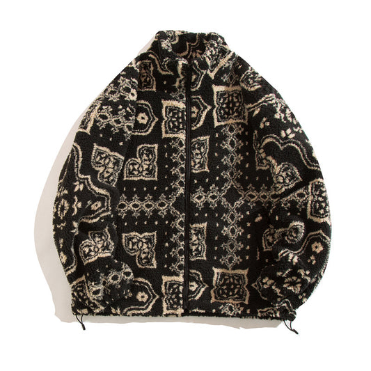 Men's Vintage Fleece-Lined Thickened Jacket