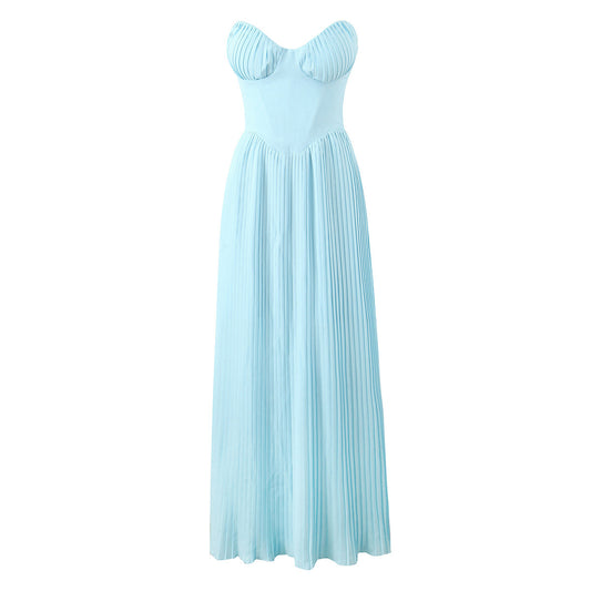 Selene Strapless Cotton Dress